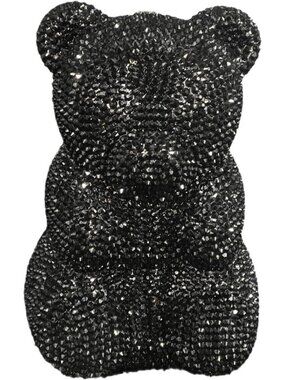 Sparkly Mini Bear Rhinestone Clutch Purse for Women | Evening & Party Handbag